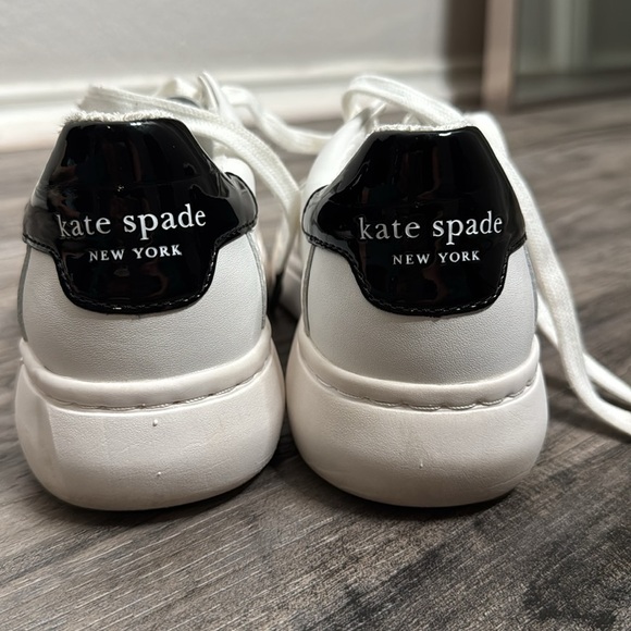 Kate Spade NY Black/White Lift Sneakers Size 7 Clean Girl Minimalist Designer - Picture 6 of 8